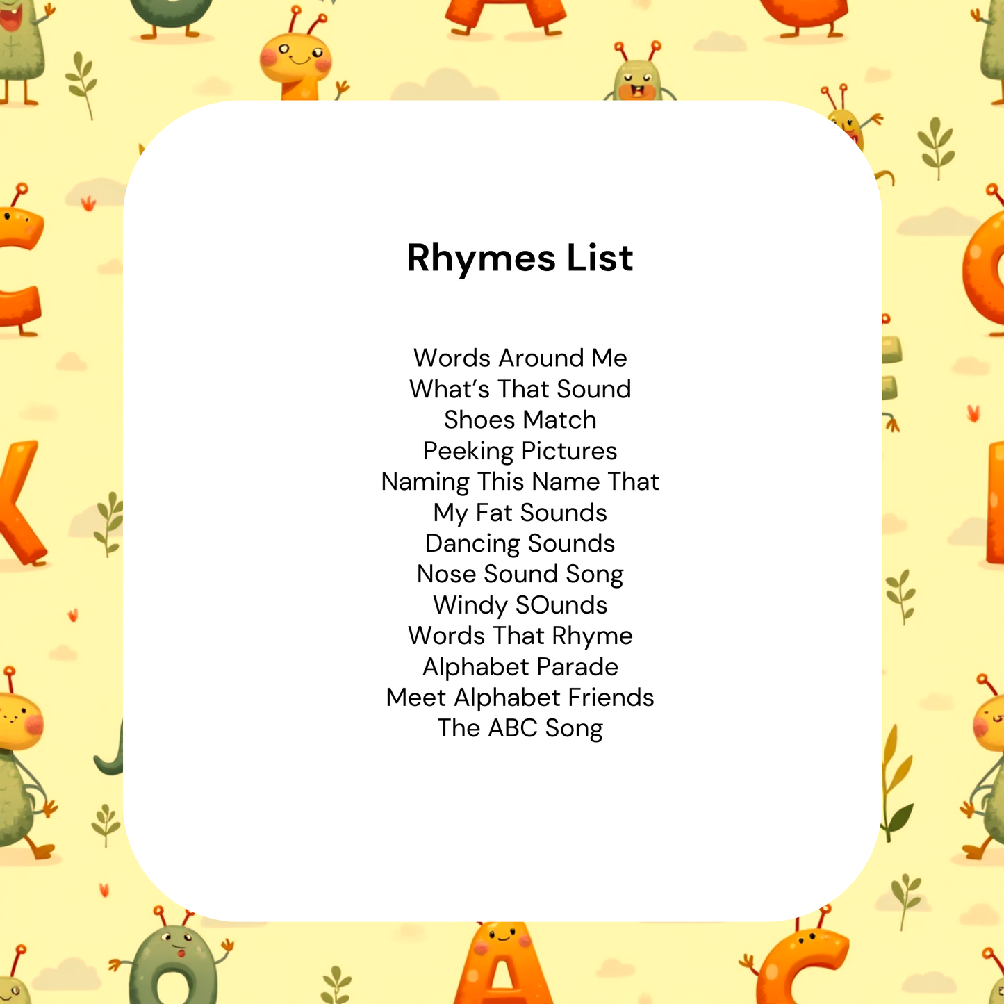 A Joyful Sound & Vocabulary Builder for Ages 2–5